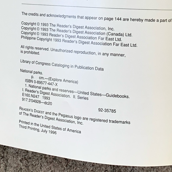 vintage National Parks Readers Digest Explore America hardcover book - Picture 7 of 16